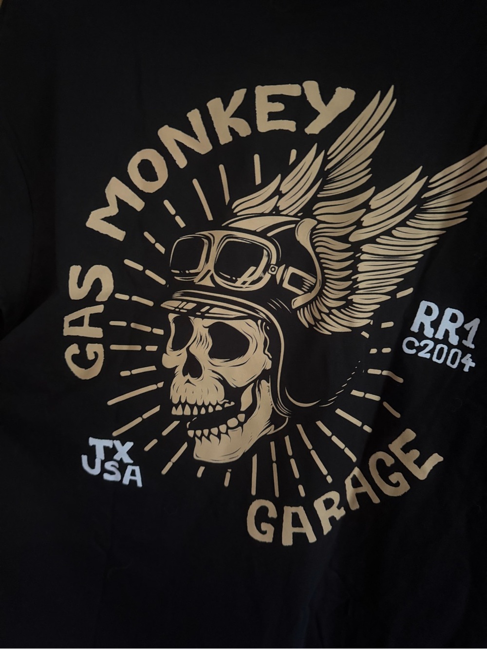 NWOT Gas Monkey Garage Men’s Black Long Sleeve Graphic Tee